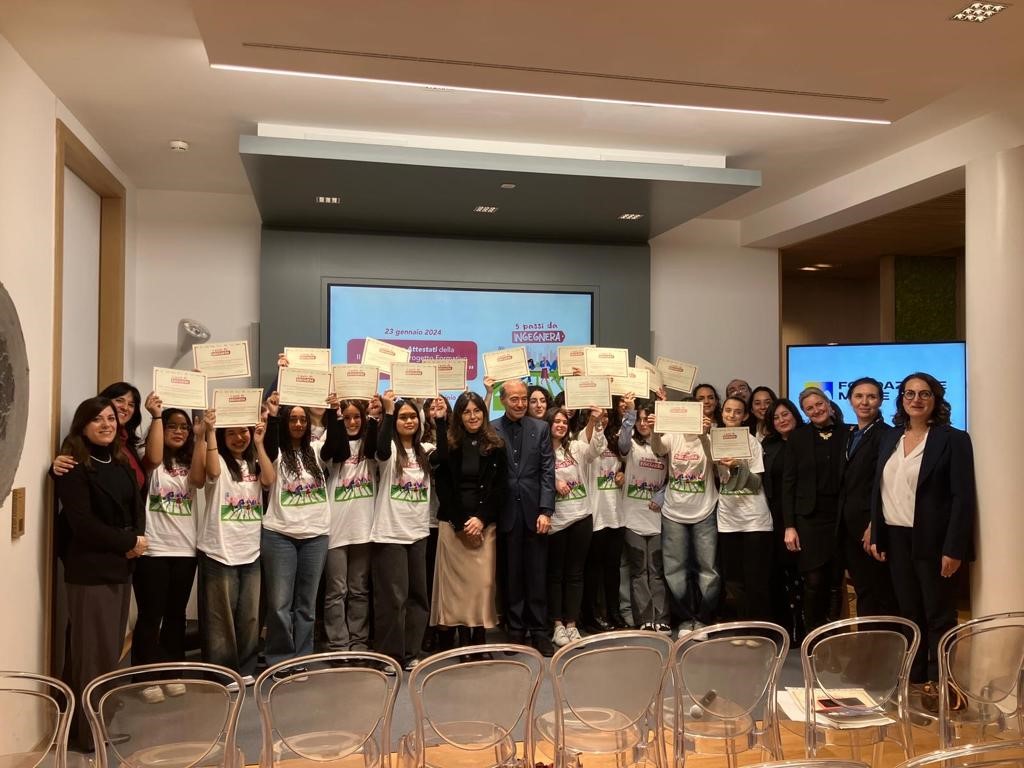 MAIRE Foundation and ENEA conclude the second edition of "Five steps as an engineer," energy transition training aimed at encouraging female students from five high schools in the Lazio region to study stem subjects